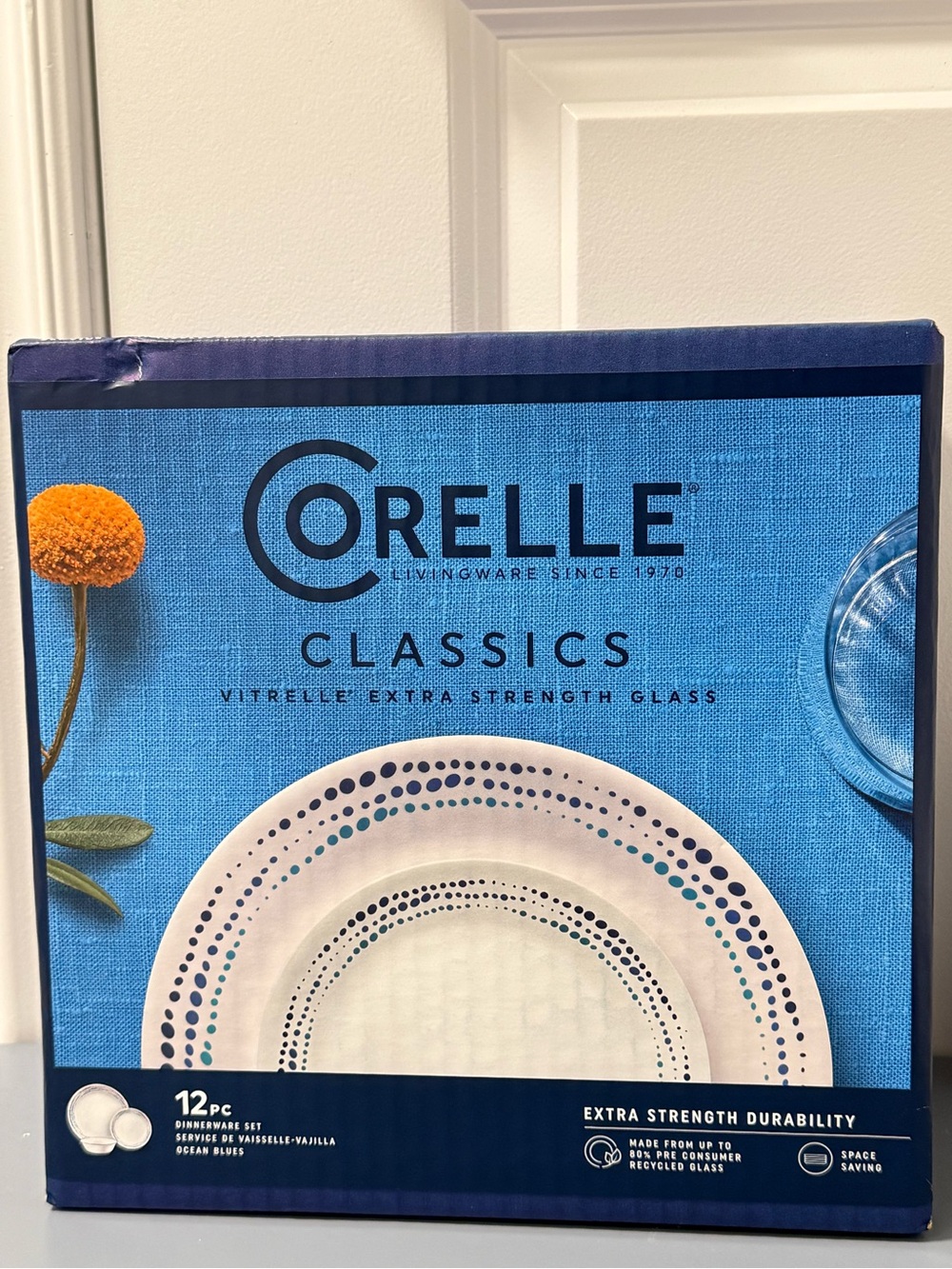 Corelle Premium Vitrelle Glass Dinnerware Set
